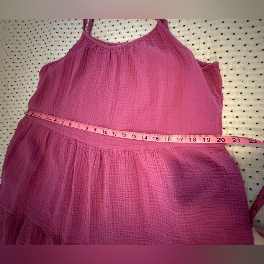 Universal Thread Fuchsia Pink Tiered Spaghetti Strap Dress - Picture 6 of 6
